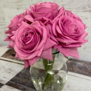 Flovery Silk Rose Floral Arrangement